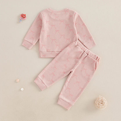 Toddler Girl Floral Print Jogger Pants Set