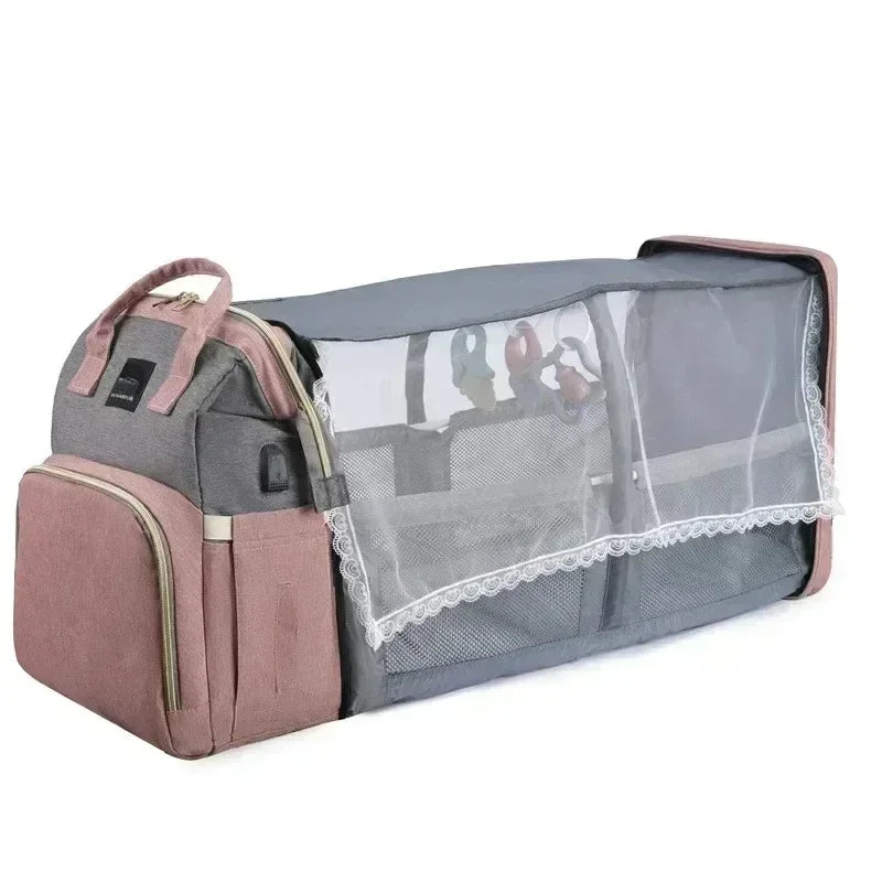 Mommy Bag Portable Folding Crib Bed