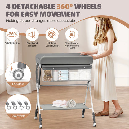 Folding Diaper Changing Station