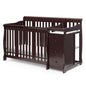 5-in-1 Convertible Crib and Changer (Espresso)