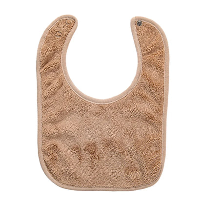 Solid Terry Towel Baby Bibs