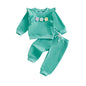 Girl 2Pcs Long Sleeve Sweatshirt + Pants Set