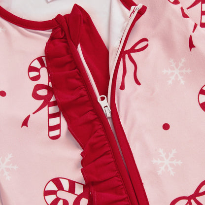 Newborn Baby Girl Christmas Romper