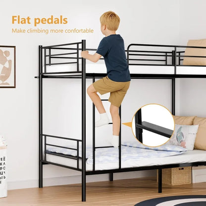 Platform Bunk Bed Twin Over Twin