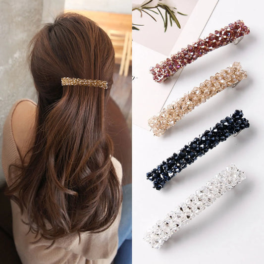 1PC Colorful Rhinestone Hair Clips