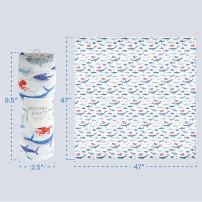 100% Cotton Muslin Swaddle Blanket
