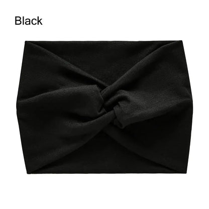 Twisted Thick Wide Head Wraps for Women