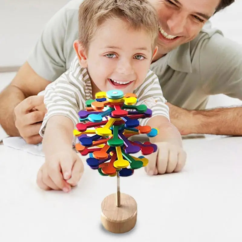 Wooden Spiral Lollipop Stress Relief Fidgets