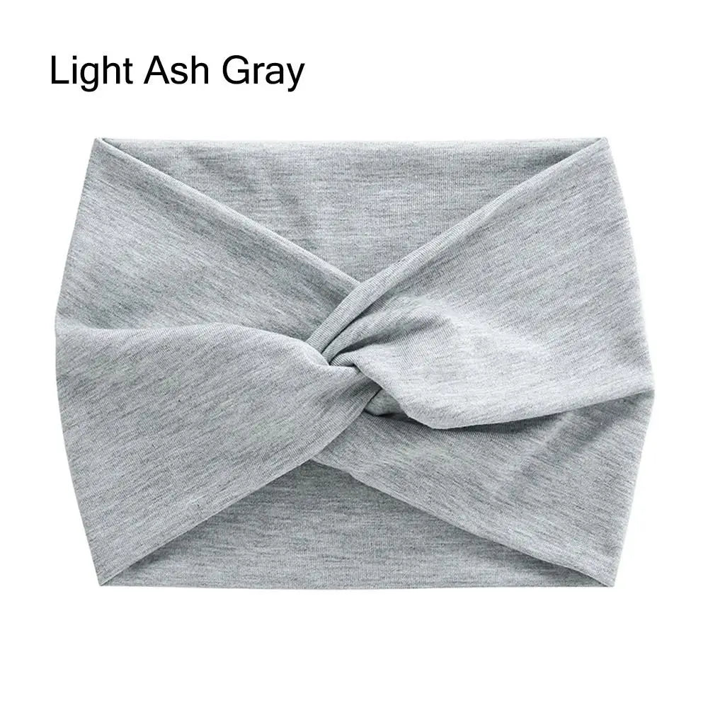 Twisted Thick Wide Head Wraps for Women