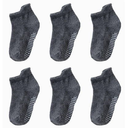6 Pairs/lot Anti-slip Boat Socks