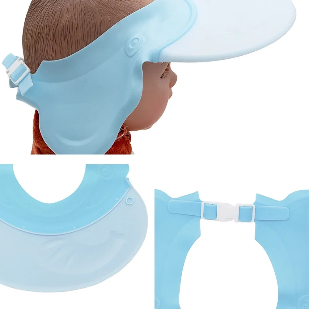 Children Bath Visor Head Cover Octopus Shield