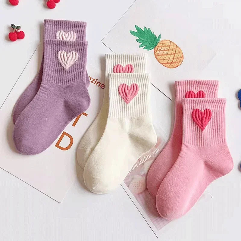Girls Mid-Calf Socks