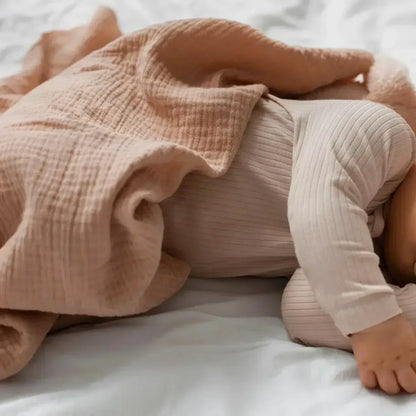 3pcs Set Cotton Muslin Swaddle Baby Blanket