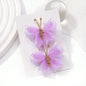 2pcs/set Butterfly Gradient Flocking Hairpins