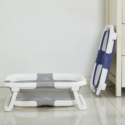 Portable and foldable Bathtub, real-time temperature sensor