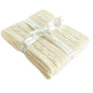 100% Cotton Cable Knit Toddler Blanket