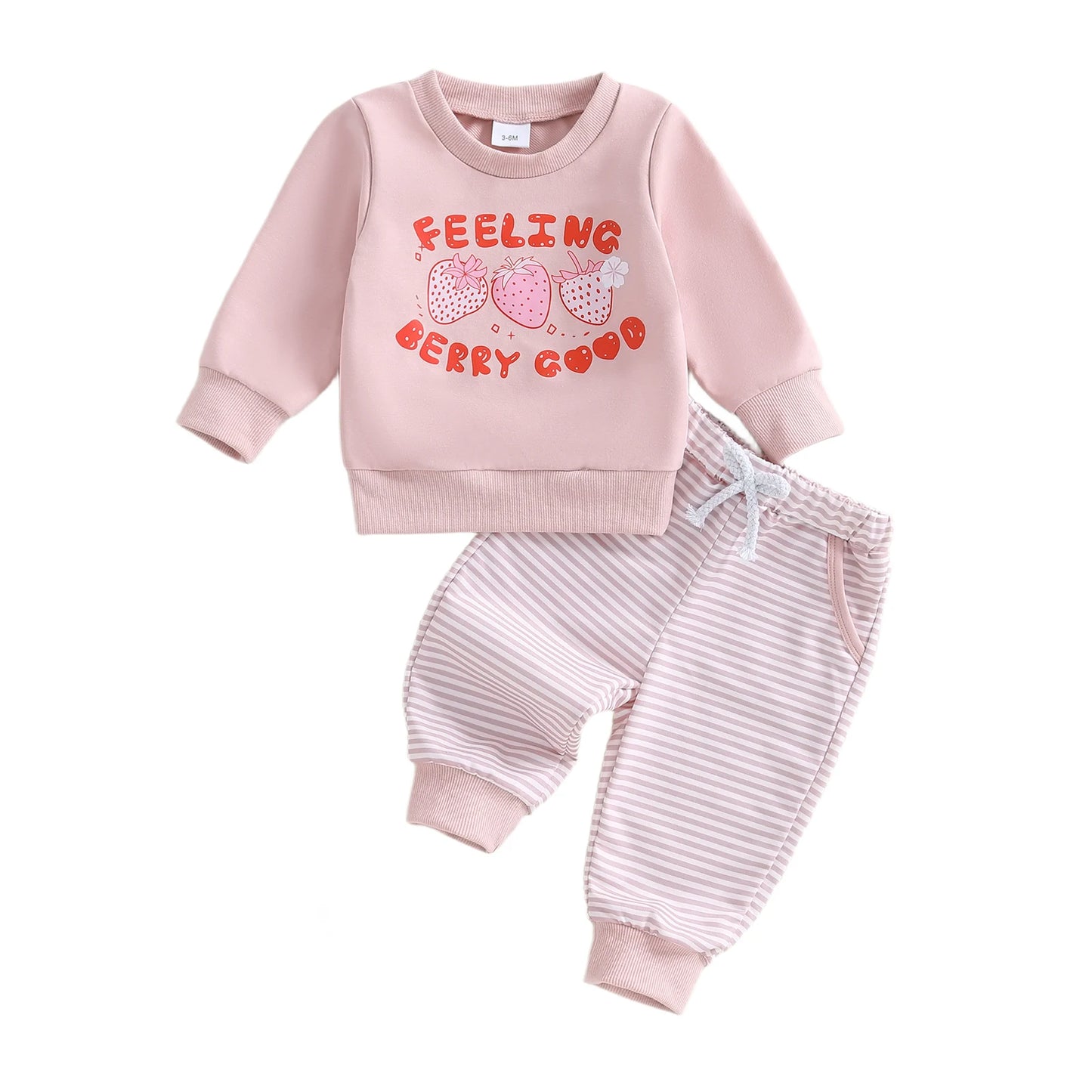 Cute Floral Print  2 Piece Outfit Set