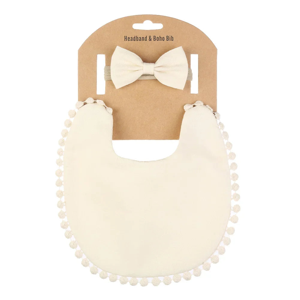2Pcs/Set Muslin Cotton Baby Burp Cloths
