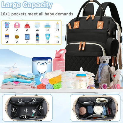 Multifunctional Diaper Bag Backpack