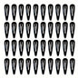 50Pcs Snap Hair Clips Candy Color Barrettes