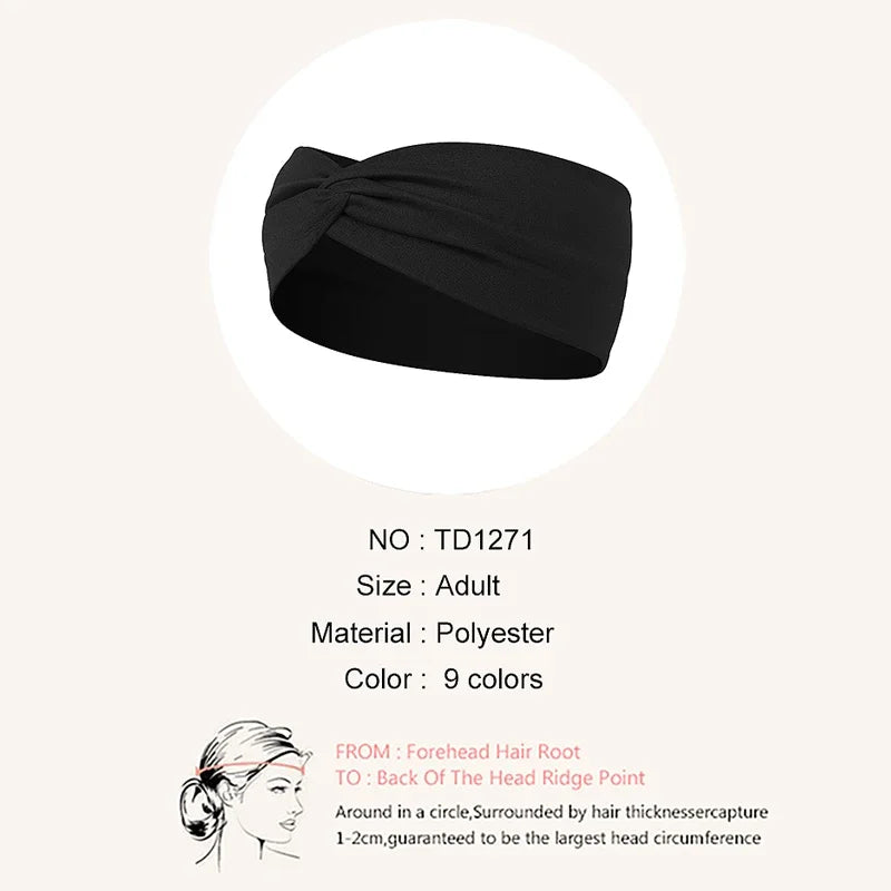 Leopard Print Elastic Knitted Headbands