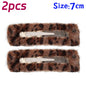 Leopard Print Barrettes