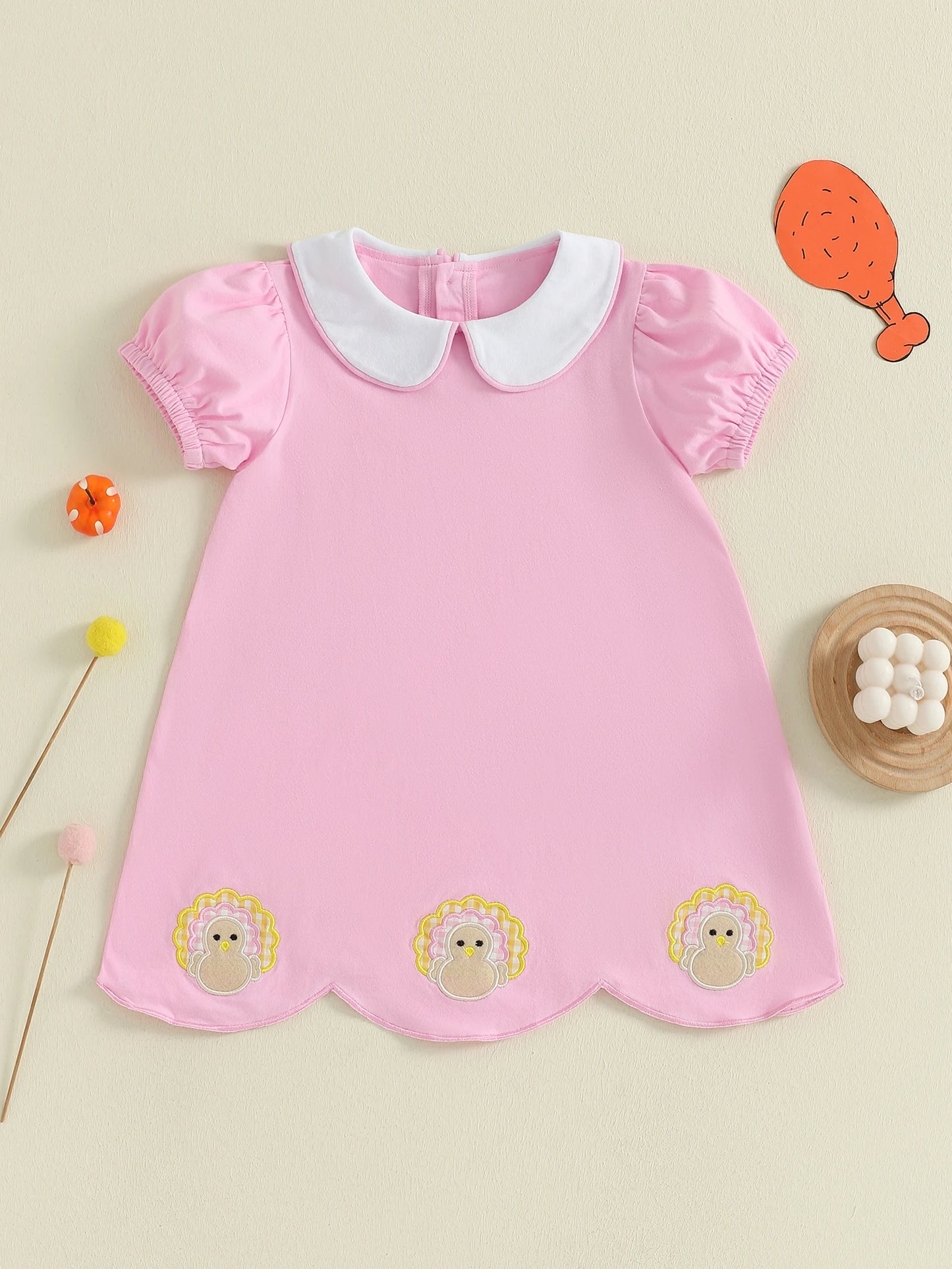 Toddler Girls Thanksgiving Dress