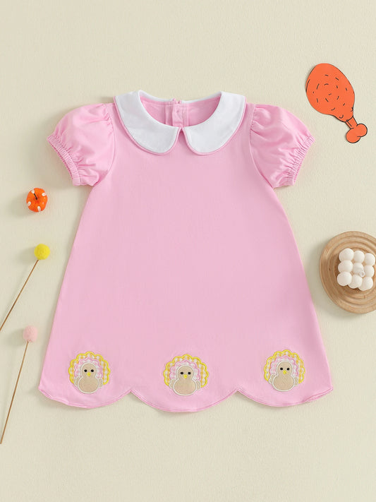 Toddler Girls Thanksgiving Dress
