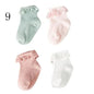 4Pair/lot Baby non-slip cotton socks