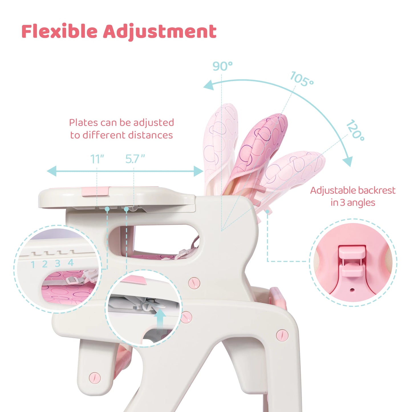 Baby High Chair Foldable