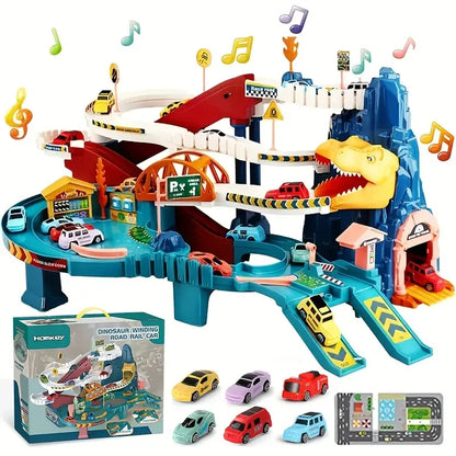 Dinosaur Mountain Climbing Track Set