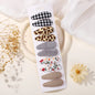 10Pcs/Lot Cotton Alloy Hair Clips for Kids