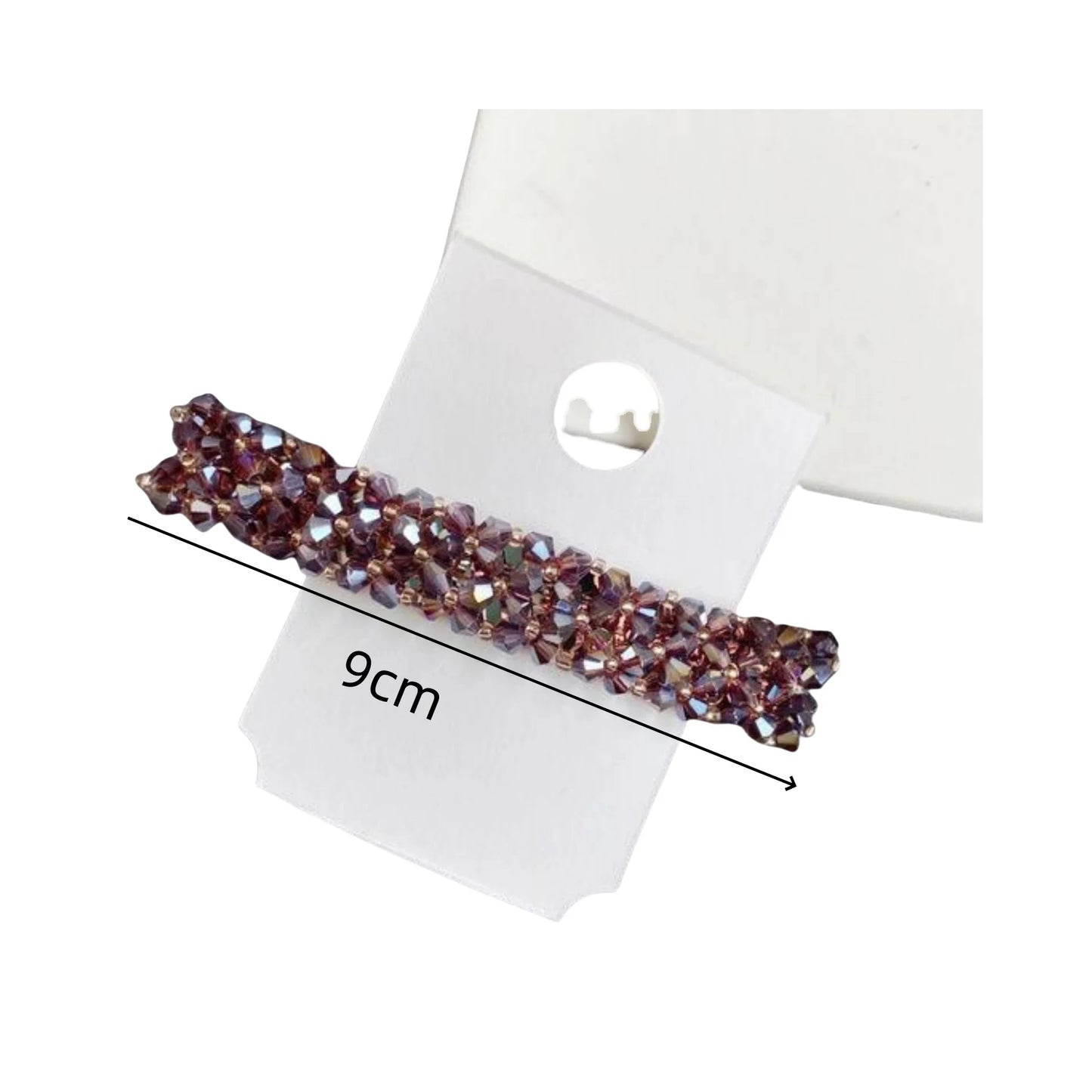1PC Colorful Rhinestone Hair Clips
