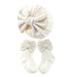 Baby Girl Turban Hat and Socks Set