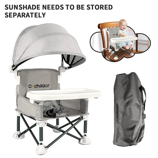 Portable dining chair for children
