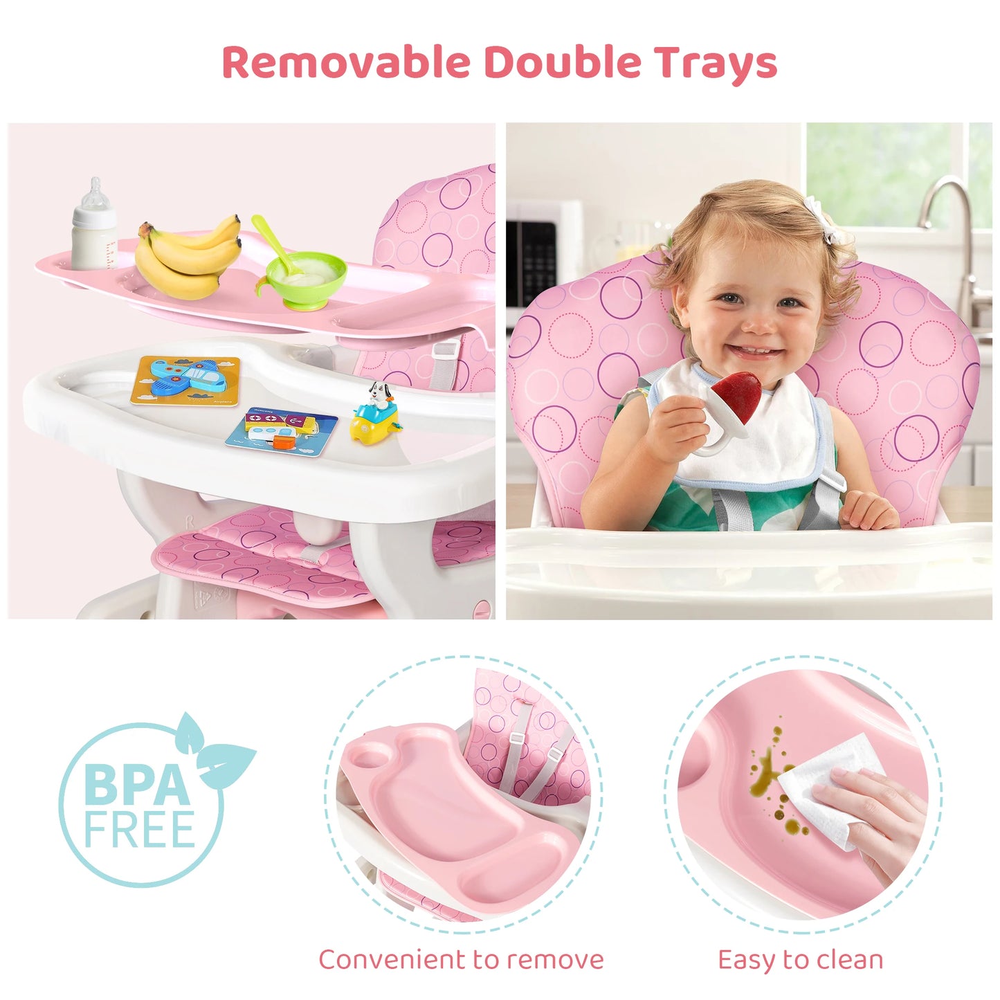Baby High Chair Foldable