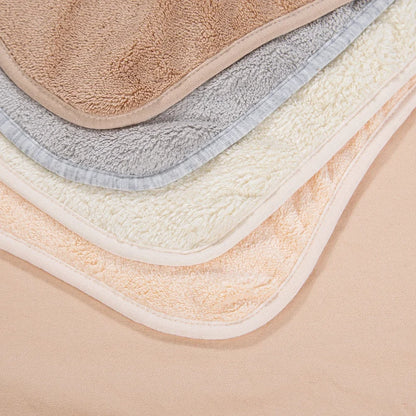 Solid Terry Towel Baby Bibs