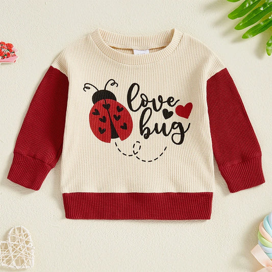 Adorable Infant Ladybug Patterned Sweatshirts