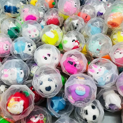 30/50 Pcs Transparent Eggshell Mixed Party Favor