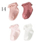 4Pair/lot Baby non-slip cotton socks