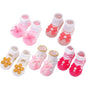 Newborn's Non-slip Print Cotton Socks