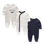 Fashion 3 Pcs Long Sleeve Casual Romper