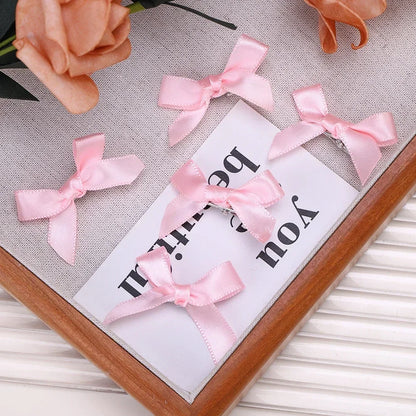 5-24Pcs Girls Bows Mini Hair Clips
