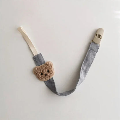 Bear Baby Pacifier Chain Clips