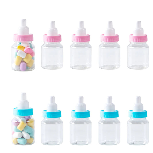 Pink & Blue Baby Bottle
