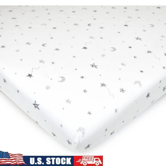 100% Cotton Fitted Pack and Play Sheet