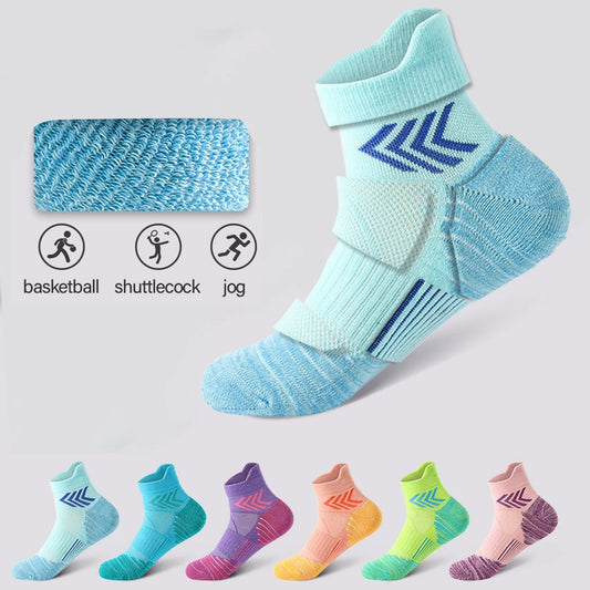 5 Pairs Women Basketball Socks