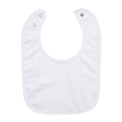 Solid Terry Towel Baby Bibs