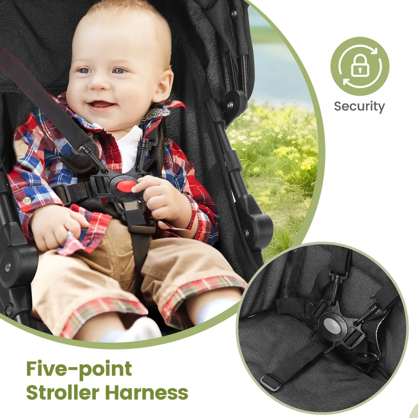 Foldable High Quality Newborn Lightweight Baby Stroller