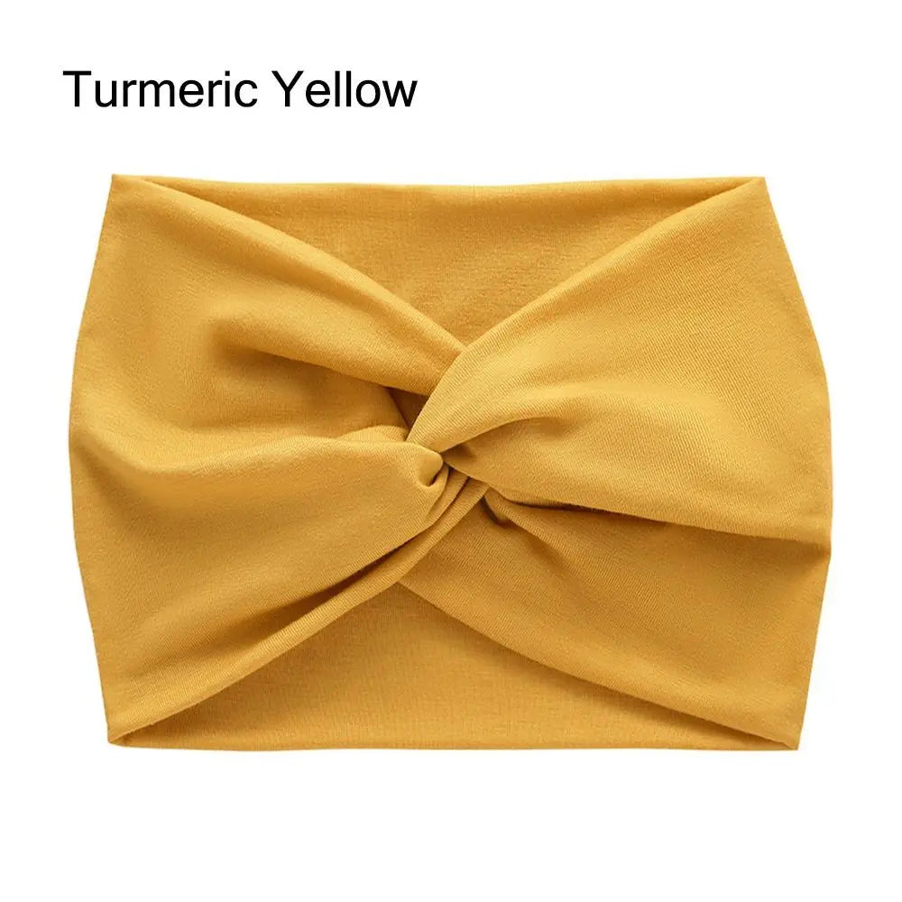 Twisted Thick Wide Head Wraps for Women